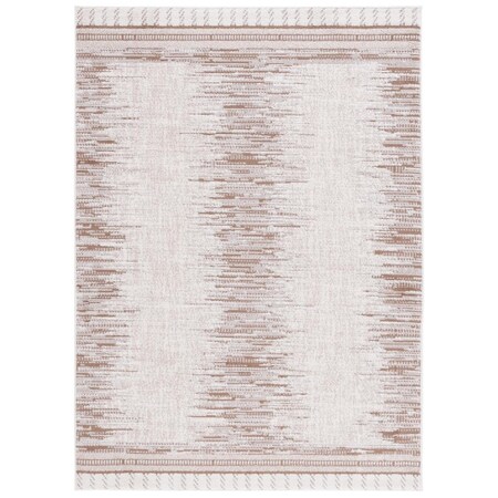 Safavieh 6 ft. 7 in. x 6 ft. 7 in. Alamo 700 Square Area Rug Taupe & Ivory ALM732T-7SQ